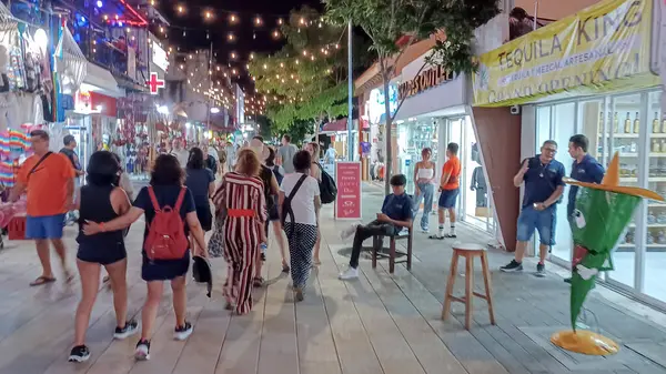 Playa del Carmen, Riviera Maya, Meksika - 15 Kasım 2023: Playa del Carmen 'deki 5.