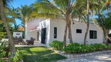 Playa del Carmen, Quintana Roo, Meksika - 20 Kasım 2023 Meksika 'da özel bir evde