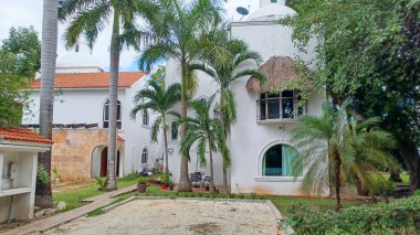 Playa del Carmen, Quintana Roo, Meksika - 20 Kasım 2023 Meksika 'da özel bir evde