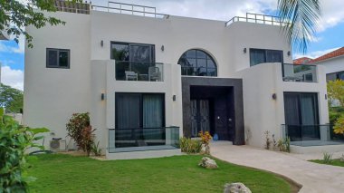 Playa del Carmen, Quintana Roo, Meksika - 20 Kasım 2023 Meksika 'da özel bir evde