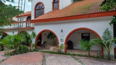 Playa del Carmen, Quintana Roo, Meksika - 20 Kasım 2023 Meksika 'da özel bir evde