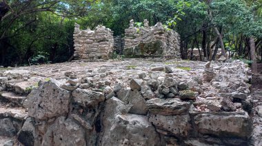Playa del Carmen 'deki Maya harabelerine bakın.
