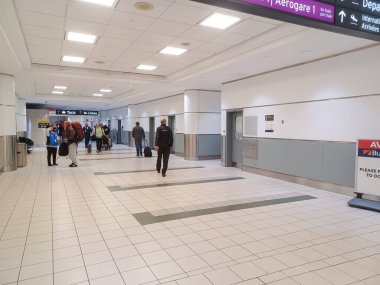 Toronto, ON, Kanada - 21 Haziran 2024: Toronto Pearson Uluslararası Havaalanı Terminali