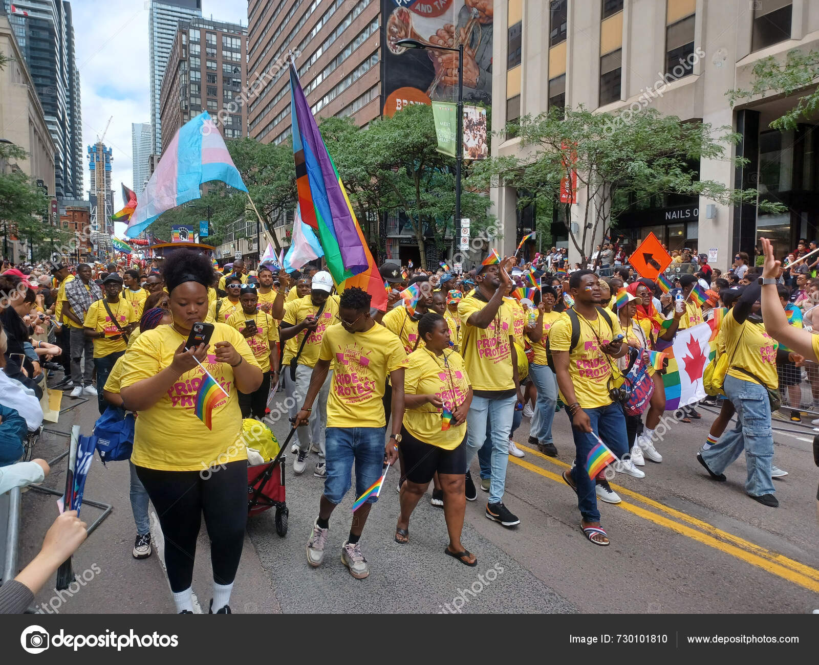 Toronto Canada Juni 2024 Folk Deltager 2024 Årlige Pride Parade — Stock