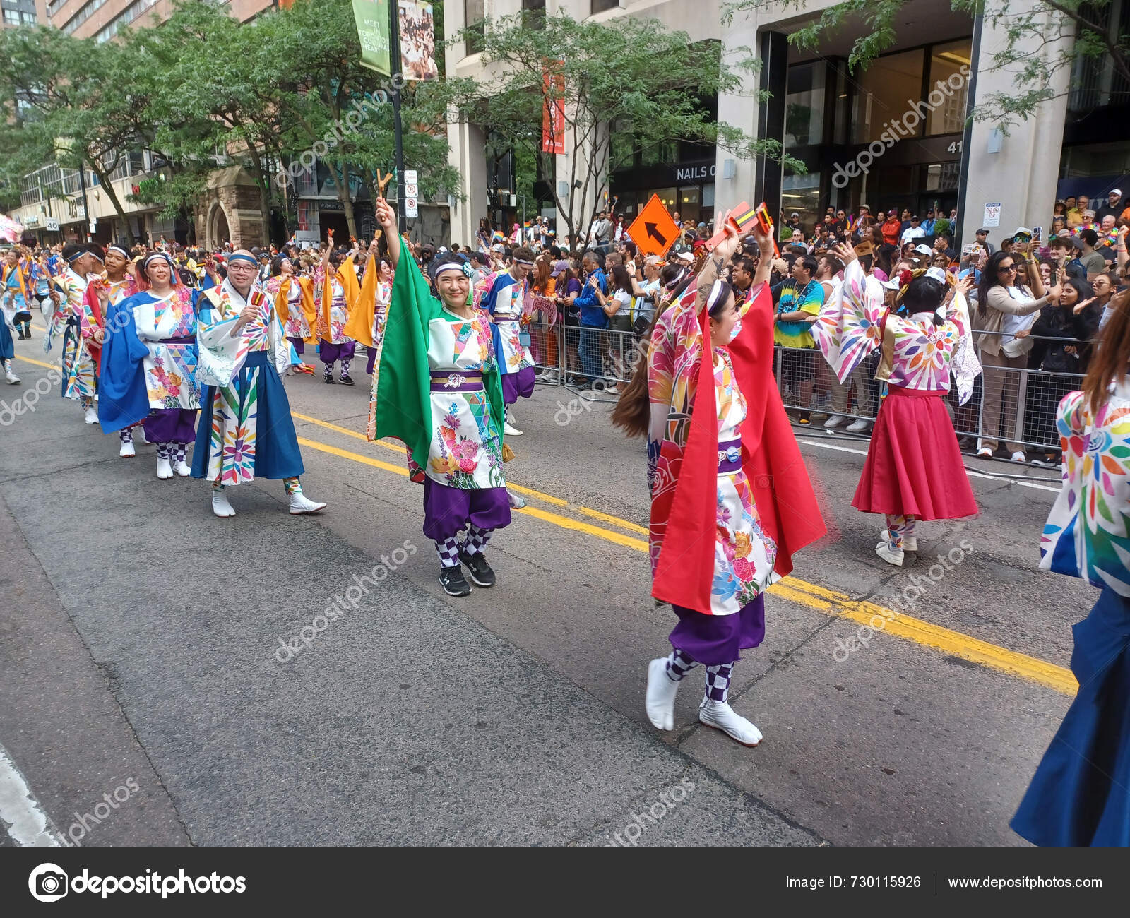 Toronto Canada June 2024 Peoples Take Part 2024 Annual Pride — Stock
