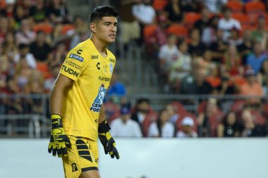 Toronto, ON, Kanada - 4 Ağustos 2024: ngel Israel Mena Delgado # 10 of C.F. Pachuca, Toronto FC (Kanada) - C.F. Pachuca (Meksika) BMO Sahasında (Toronto 2-1 kazandı).