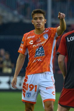 Toronto, ON, Kanada - 4 Ağustos 2024: ngel Israel Mena Delgado # 10 of C.F. Pachuca, Toronto FC (Kanada) - C.F. Pachuca (Meksika) BMO Sahasında (Toronto 2-1 kazandı).