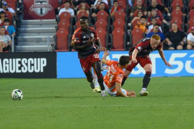 Toronto, ON, Kanada - 4 Ağustos 2024: Sergio de los Ros # 191 Pachuca, Toronto FC (Kanada) - C.F. Pachuca (Meksika) BMO Sahasında (Toronto 2-1 kazandı).