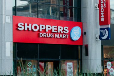 Toronto, ON, Kanada - 3 Kasım 2023: Toronto, Kanada 'daki Alışveriş Marketi' nin logosu ve markası.