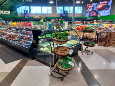 Toronto, On, Kanada - 28 Ağustos 2024: Kanada 'daki pastanede.