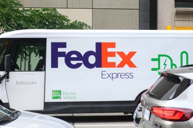 Toronto, ON, Kanada 30 Haziran 2024: FedEx Corporation, eski Federal Express Corporation ve daha sonra FDX Corporation,.