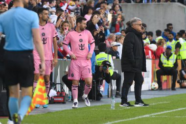 Toronto, ON, Kanada - 5 Ekim 2024 MLS Normal sezon maçı Toronto FC (Kanada) - Inter Miami CF (ABD).