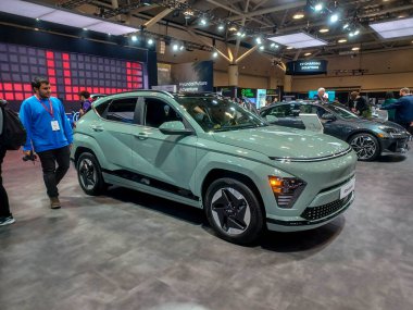 Toronto, ON, Kanada - 16 Şubat 2024: Otomobil 2024 Kanada Otomobil Fuarı 'nda sunuldu