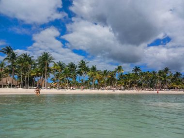 Quintana Roo, Meksika - 20 Kasım 2024 Playa del Car bölgesinde Playa del Carmen, Meksika