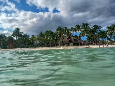 Quintana Roo, Meksika - 20 Kasım 2024 Playa del Car bölgesinde Playa del Carmen, Meksika