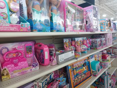 Toronto, On, Kanada - 11 Aralık 2024: Kazananlar perakende mağazasının raflarına bakın.