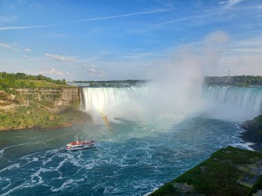 Niagara Şelalesi, Kanada - 30 Mayıs 2024 Kanada 'dan Niagara Şelalesi' ne