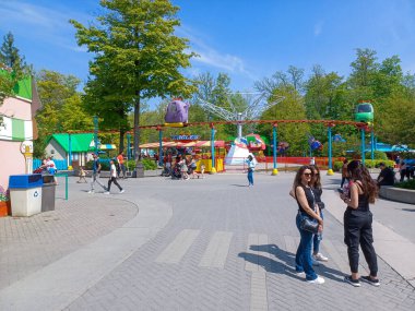 Toronto, ON, Kanada 10 Ekim 2024: Black Creek 'teki Köy Penceresi.