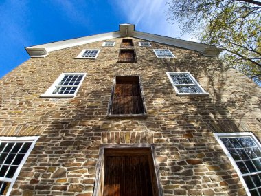 Toronto, ON, Kanada 10 Ekim 2024: Black Creek 'teki Köy Penceresi.