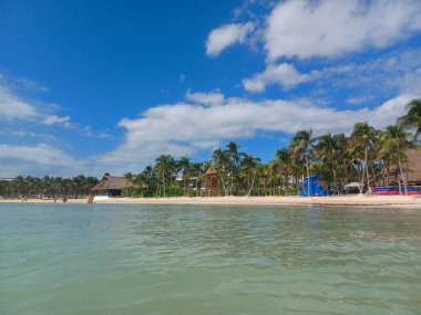 Quintana Roo, Meksika - 20 Kasım 2024 Playa del Car bölgesinde Playa del Carmen, Meksika