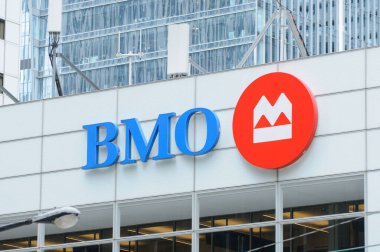 Toronto, ON, Kanada 20 Temmuz 2024: Kanada 'daki Montreal BMO Bankası' nın logosu ve markası..