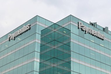 Toronto, ON, Kanada 20 Haziran 2024: Paymentus Fintech IT şirketinin logosu..