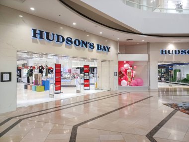 Toronto, ON, Kanada 20 Temmuz 2024 Hudson Körfez Şirketi 'nin logosu ve markası..