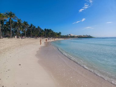 Quintana Roo, Meksika - 20 Kasım 2024 Playa del Car bölgesinde Playa del Carmen, Meksika