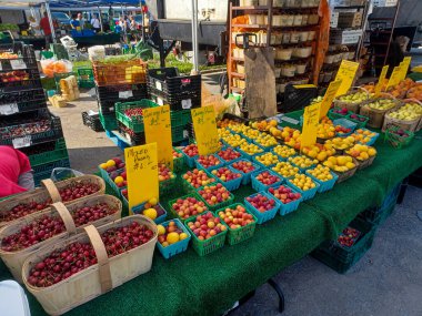 Toronto, On, Kanada - 30 Ağustos 2024: Çiftçi Steet Pazarı.