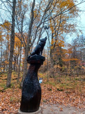 Toronto, ON, Kanada 27 Kasım 2024: Açık bir öğleden sonra CN Tower gözlem güvertesinden Toronto şehir merkezinin geniş bir manzarası görüldü..