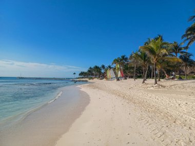 Quintana Roo, Meksika - 20 Kasım 2024 Playa del Car bölgesinde Playa del Carmen, Meksika