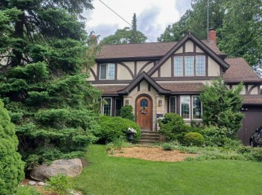 Toronto, ON, Kanada - 23 Mayıs 2024: Toronto Büyük Bölgesi 'nde yeni bir ev