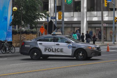 Toronto, ON, Kanada 20 Ağustos 2025: Toronto Polis Teşkilatı.