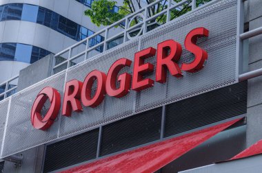 Toronto, ON, Kanada 10 Ağustos 2025: Rogers Communications Inc., Kanadalı iletişim ve medya şirketi..