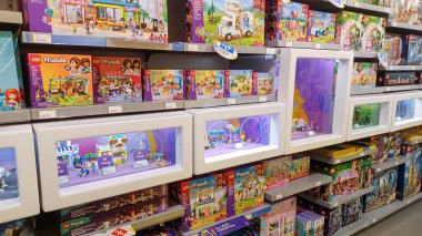 Toronto, ON, Canada - October 5, 2025: Interior view of the LEGO store in Canada