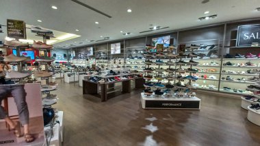 Toronto, ON, Canada - October 5, 2025: Interior view of the American shoe store in Canada.
