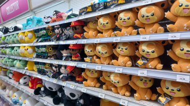Toronto, ON, Canada - October 5 27, 2025: View the shelves with the toys in the Toys R Us store in Canada