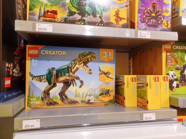 Toronto, ON, Canada - October 5, 2025: Interior view of the LEGO store in Canada