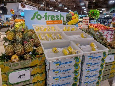 Toronto, ON, Kanada - 5 Ekim 2025: Kanada 'daki üretim departmanının görüntüsü.