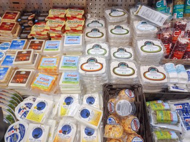 Toronto, ON, Canada - October 5, 2025: View of the deli and cheese department in the Canadian store.