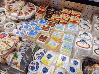 Toronto, ON, Canada - October 5, 2025: View of the deli and cheese department in the Canadian store.
