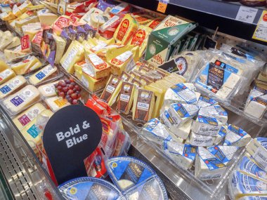 Toronto, ON, Canada - October 5, 2025: View of the deli and cheese department in the Canadian store.