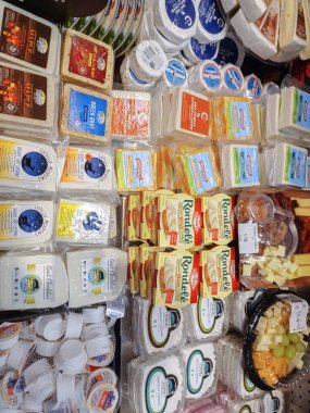Toronto, ON, Canada - October 5, 2025: View of the deli and cheese department in the Canadian store.