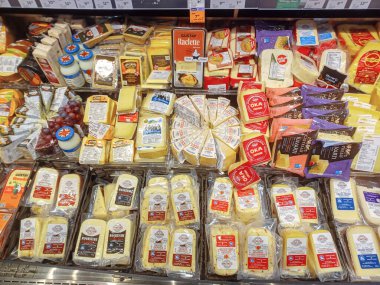 Toronto, ON, Canada - October 5, 2025: View of the deli and cheese department in the Canadian store.