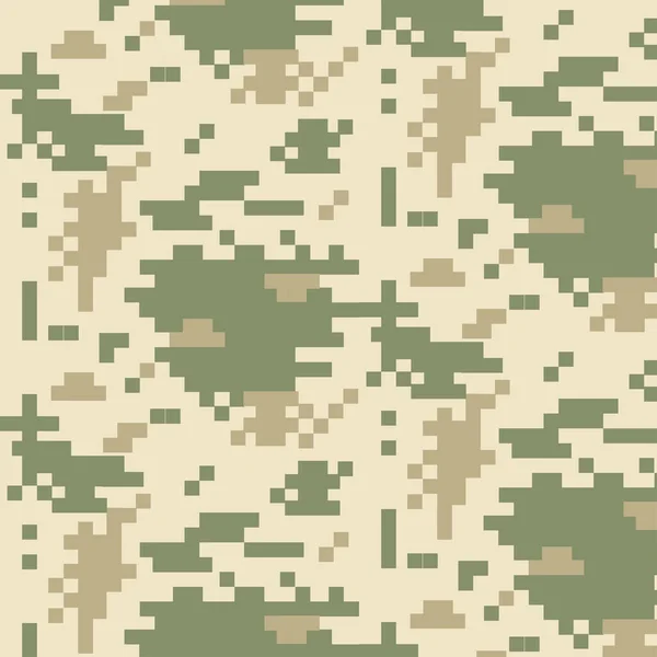 Pixel Modèle Militaire Soldat Uniforme Ukrainien — Image vectorielle