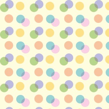 Pastel daire şeklinde bebek arka planı