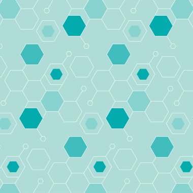 bal peteği desenli teknolojik geometri duvar kağıdı