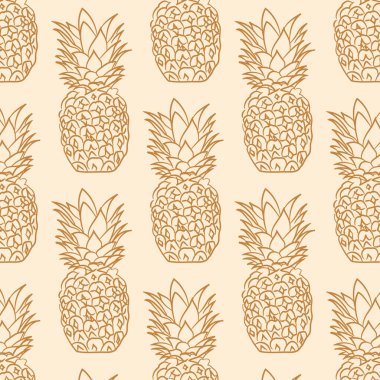 Ananas altın desenli meyve suyu yaz arkaplanı