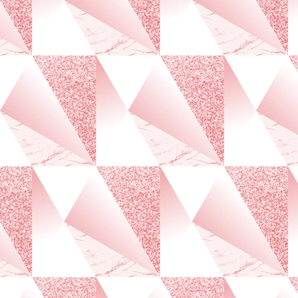 Мраморный Блеск Геометрии Розовый Стоковый вектор