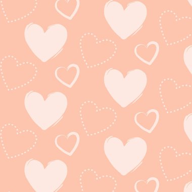 hart pudrası pembe çizim deseni